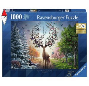 , , , PUZZLE RAVENSBURGER IL CERVO MAGICO E LE QUATTRO STAGIONI