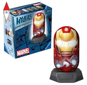 RAVENSBURGER, , , PUZZLE 3D RAVENSBURGER PUZZLE HYLKIES MARVEL IRON MAN
