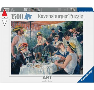 RAVENSBURGER, , , PUZZLE ARTE RAVENSBURGER RENOIR LA COLAZIONE DEI CANOTTIERI 1500 PZ