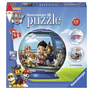 RAVENSBURGER, , , PUZZLE RAVENSBURGER PUZZLEBALL - PAW PATROL