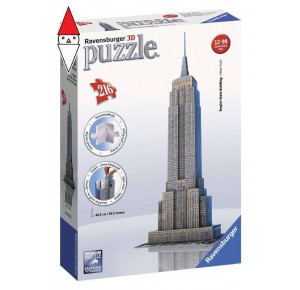 RAVENSBURGER, , , PUZZLE RAVENSBURGER PUZZLE 3D EMPIRE STATE BUILDING