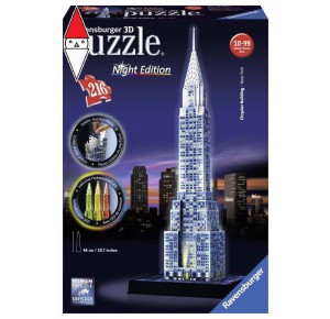 , , , PUZZLE RAVENSBURGER PUZZLE 3D - CHRYSLER BUILDING - NIGHT EDITION