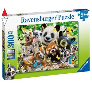 RAVENSBURGER, , , PUZZLE RAVENSBURGER PUZZLE 300 PZ SELFIE SELVAGGIO