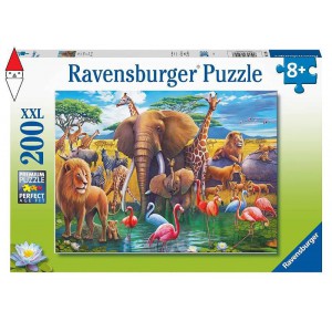 RAVENSBURGER, , , PUZZLE RAVENSBURGER PUZZLE 200 PZ IN PIENO SAFARI