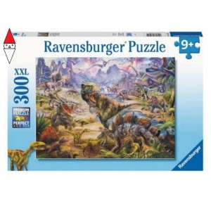 , , , PUZZLE RAVENSBURGER PUZZLE 300 PZ GIGANTESCHI DINOSAURI