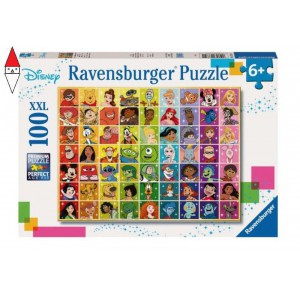 , , , PUZZLE RAVENSBURGER PUZZLE 100 PZ. XXL DISNEY MULTICHARACTER