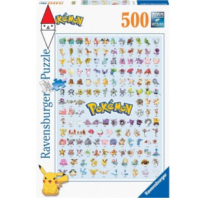 RAVENSBURGER, , , PUZZLE TEMATICO RAVENSBURGER POKEMON 500 PZ