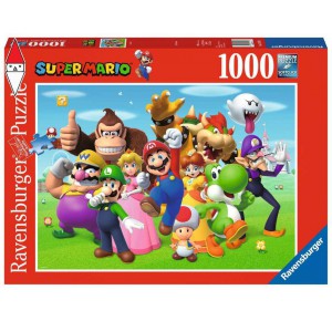 , , , PUZZLE GRAFICA RAVENSBURGER SUPER MARIO 1000 PZ