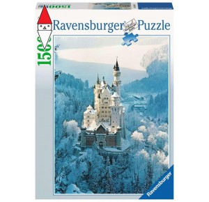 , , , PUZZLE PAESAGGI RAVENSBURGER NEUSCHWANSTEIN IN INVERNO 1500 PZ