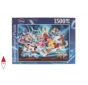 , , , PUZZLE DISNEY RAVENSBURGER IL MAGICO LIBRO DELLE FIABE DISNEY 1500 PZ