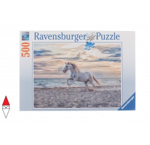 , , , PUZZLE ANIMALI RAVENSBURGER CAVALLO IN SPIAGGIA 500 PZ