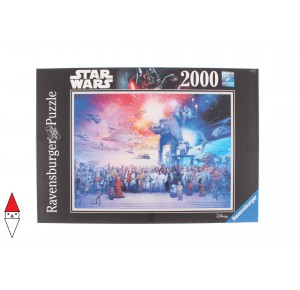 RAVENSBURGER, , , PUZZLE TEMATICO RAVENSBURGER FILM E SERIE TV STAR WARS 2000 PZ