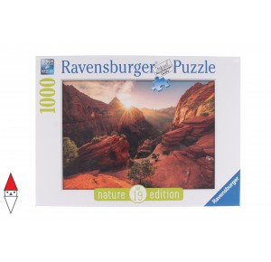 , , , PUZZLE PAESAGGI RAVENSBURGER DESERTO ZION CANYON USA 1000 PZ