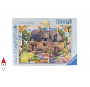 , , , PUZZLE PAESAGGI RAVENSBURGER COTTAGES E CHALETS BAKER S COTTAGE 1000 PZ