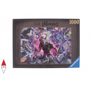 , , , PUZZLE DISNEY RAVENSBURGER CARTONI ANIMATI VILLAINOUS MARVEL KILLMONGER 1000 PZ