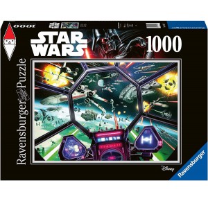 , , , PUZZLE TEMATICO RAVENSBURGER CABINA DEL TIE FIGHTER 1000 PZ