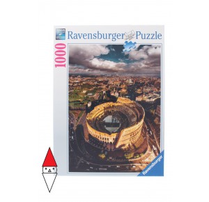 RAVENSBURGER, , , PUZZLE PAESAGGI RAVENSBURGER MONUMENTI COLOSSEO DI ROMA 1000 PZ