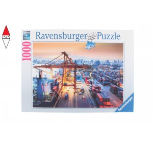 , , , PUZZLE PAESAGGI RAVENSBURGER PORTO DI AMBURGO 1000 PZ