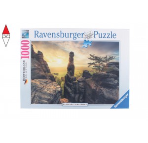 , , , PUZZLE PAESAGGI RAVENSBURGER LUCE A ELBSANDSTEING 1000 PZ