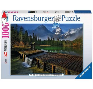 RAVENSBURGER, , , PUZZLE PAESAGGI RAVENSBURGER STAGNO DI SCHIEDER  VICINO A HINTERSTODER 1000 PZ