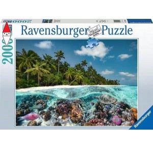 , , , PUZZLE PAESAGGI RAVENSBURGER UN TUFFO ALLE MALDIVE 2000 PZ