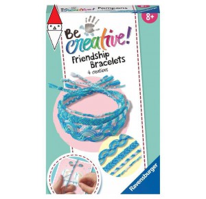 RAVENSBURGER, , , GIOCO EDUCATIVO RAVENSBURGER BE CREATIVE MINI: BRACCIALETTI DELL AMICIZIA