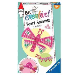 RAVENSBURGER, , , GIOCO EDUCATIVO RAVENSBURGER BE CREATIVE MINI: PERLINE FARFALLA