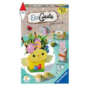 , , , GIOCO EDUCATIVO RAVENSBURGER ECOCREATE MINI EASTER EGG