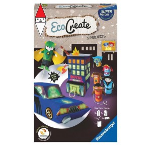 RAVENSBURGER, , , GIOCO EDUCATIVO RAVENSBURGER ECO CREATE MINI: SUPEREROI