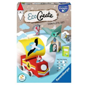 RAVENSBURGER, , , GIOCO EDUCATIVO RAVENSBURGER ECOCREATE MIDI EXPERIENCE RENEWABLE ENERGIES