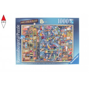 , , , PUZZLE GRAFICA RAVENSBURGER COLIN THOMPSON AWESOME ALPHABET B 1000 PZ