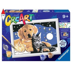 RAVENSBURGER, , , GIOCO EDUCATIVO RAVENSBURGER CREART SERIE E CIELO STELLATO