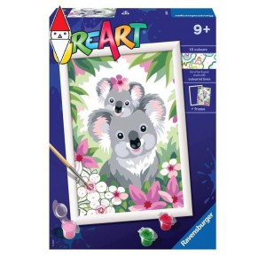 RAVENSBURGER, , , GIOCO EDUCATIVO RAVENSBURGER CREART SERIE D SWEET KOALA