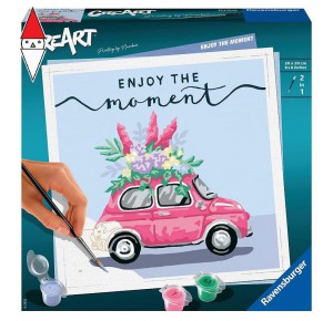 RAVENSBURGER, , , GIOCO EDUCATIVO RAVENSBURGER CREART SERIE TREND QUADRATI - ENJOY THE MOMENT