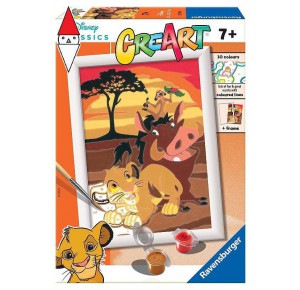 , , , GIOCO EDUCATIVO RAVENSBURGER CREART SERIE E LICENSED - LION KING IL RE LEONE