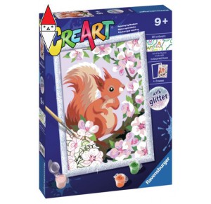 RAVENSBURGER, , , GIOCO EDUCATIVO RAVENSBURGER CREART SERIE D CLASSIC - SCOIATTOLO GLITTER