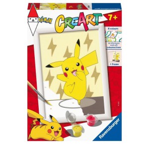 RAVENSBURGER, , , GIOCO CREATIVO RAVENSBURGER CREART SERIE E LICENSED - POKEMON PIKACHU