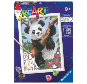 RAVENSBURGER, , , GIOCO CREATIVO RAVENSBURGER CREART SERIE D CLASSIC - PANDA