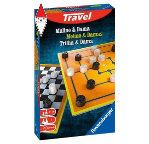 RAVENSBURGER, , , GIOCO DA TAVOLO RAVENSBURGER MULINO DAMA