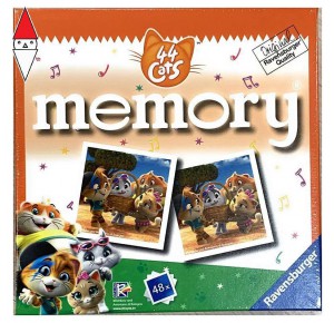 RAVENSBURGER, , , GIOCO DA TAVOLO RAVENSBURGER MINI MEMORY 44 GATTI