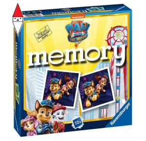 RAVENSBURGER, , , GIOCO DA TAVOLO RAVENSBURGER MEMORY PAW PATROL MOVIE