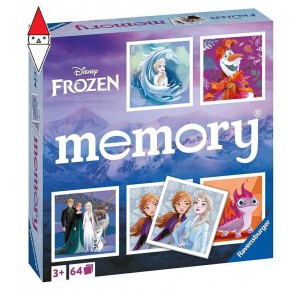 RAVENSBURGER, , , GIOCO DA TAVOLO RAVENSBURGER MEMORY FROZEN