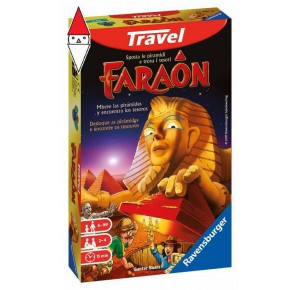 RAVENSBURGER, , , GIOCO DA TAVOLO RAVENSBURGER FARAON TRAVEL