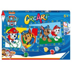 RAVENSBURGER, , , GIOCO EDUCATIVO RAVENSBURGER CREART SERIE JUNIOR 2 X PAW PATROL