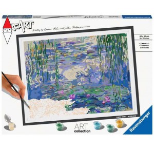 RAVENSBURGER, , , GIOCO EDUCATIVO RAVENSBURGER CREART SERIE B ART COLLECTION - MONET LE NINFEE