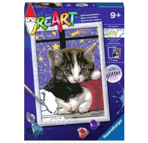 RAVENSBURGER, , , GIOCO EDUCATIVO RAVENSBURGER CREART SERIE D CLASSIC - TENERI GATTINI