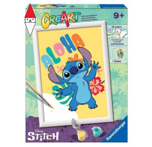 RAVENSBURGER, , , GIOCO EDUCATIVO RAVENSBURGER CREART SERIE D LICENSED ALOHA STICH