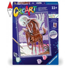 RAVENSBURGER, , , GIOCO EDUCATIVO RAVENSBURGER CREART SERIE D CLASSIC GIUMENTA CON PULEDRO