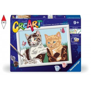 RAVENSBURGER, , , GIOCO EDUCATIVO RAVENSBURGER CREART SERIE D CLASSIC GATTINI IN STIVALETTI