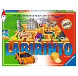RAVENSBURGER, , , GIOCO DA TAVOLO RAVENSBURGER LABIRINTO ITALIA